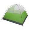 4-Person Double Layer Family Camping Tent Outdoor Instant Cabin Tent for Hiking Backpacking Trekking Blue & Green