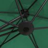 vidaXL Outdoor Parasol with Steel Pole 118.1" Green