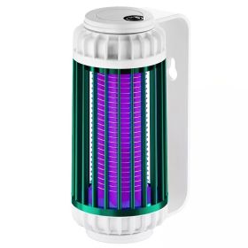 1pc Electric Rechargeable Photocatalytic Anti Mosquito Killer Lamp UV Bug Insect Trap Light Pest Control Repellent (Items: Recharge, Color: Atrovirens)