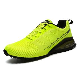 Hiking Shoes Men Trekking Mountain Climbing Boots Backpacking Non-slip Trail Hiking Sneakers Men's Amped Hiking Boots for Male (Color: Green, size: 42)