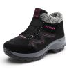 Winter Women's Snow Boots All-match Thick Bottom Increased Velvet Warm Low Ankle Outdoor Leisure Sports Shoes Hiking Boots