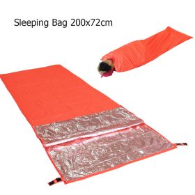 Outdoor Life Bivy Emergency Sleeping Bag Thermal Keep Warm Waterproof Mylar First Aid Emergency Blanke Camping Survival Gear (Ships From: United States, Color: D)