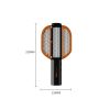 Foldable Portable Mosquito Swatter UV Electric Shock Mosquito Killer Mute Household Fly Insect Trap Repellent Office Bug Zapper