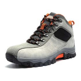 Waterproof Hiking Boots Men Autumn Winter Non-slip Lightweight Breathable Hiking Shoe Outdoor Trekking Hiking Shoes Hunting Shoe (Color: B2024-W, size: 43)