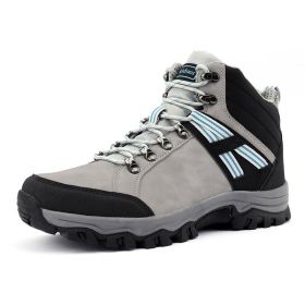 Waterproof Hiking Boots Men Autumn Winter Non-slip Lightweight Breathable Hiking Shoe Outdoor Trekking Hiking Shoes Hunting Shoe (Color: B2027-W, size: 41)