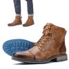 2022 Ankle Boots for men Size 39-48 Men's Martin boots Wootten Brand Hiking boots Leather Shoes for men