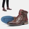 2022 Ankle Boots for men Size 39-48 Men's Martin boots Wootten Brand Hiking boots Leather Shoes for men