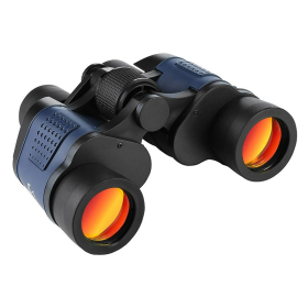 Binoculars Hunting Day Night Outdoor Travel Compact Folding Telescope (Zoom: 60x60, Color: Dark Blue)