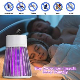 Electric Mosquito Killer Lamp Insect Zapper Rechargeable LED Repellent Trap (Type: USB Charging)