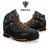 DWZRG Men Hiking Shoes Waterproof Leather Shoes Climbing & Fishing Shoes New Popular Outdoor Shoes Men High Top Winter Boots