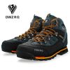 DWZRG Men Hiking Shoes Waterproof Leather Shoes Climbing & Fishing Shoes New Popular Outdoor Shoes Men High Top Winter Boots