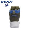 BONA 2022 New Designers High Top Snow Boots Warm Plush Lining Walking Shoes Child Comfortable Anti-Slip Hiking Shoes Children