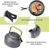 Outdoor Hiking Picnic Camping Cookware Set Picnic Stove Aluminum Pot Pans Kit