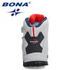 BONA 2021 New Designers Plush Hiking Shoes Children Non-slip Boots Teenagers Trekking Shoes Kids High Top Sneakers Boys Girls